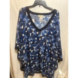 "Michael Kors" Beach/Swimsuit Cover-Up MuuMuu V-Neck Dolman Woman M/L‎